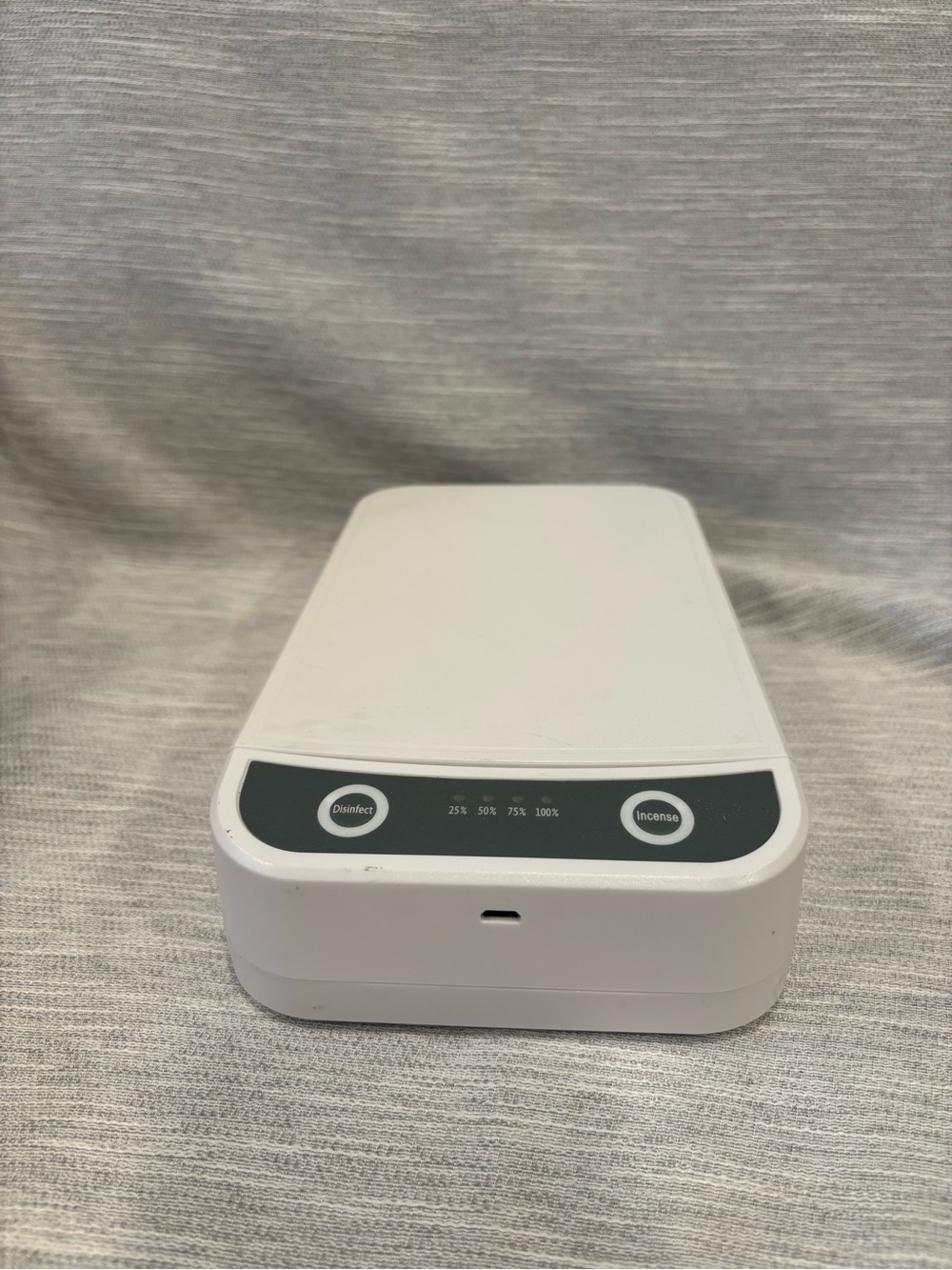 White UV Sterilizer for Nail Tools - Compact Sanitizing Box